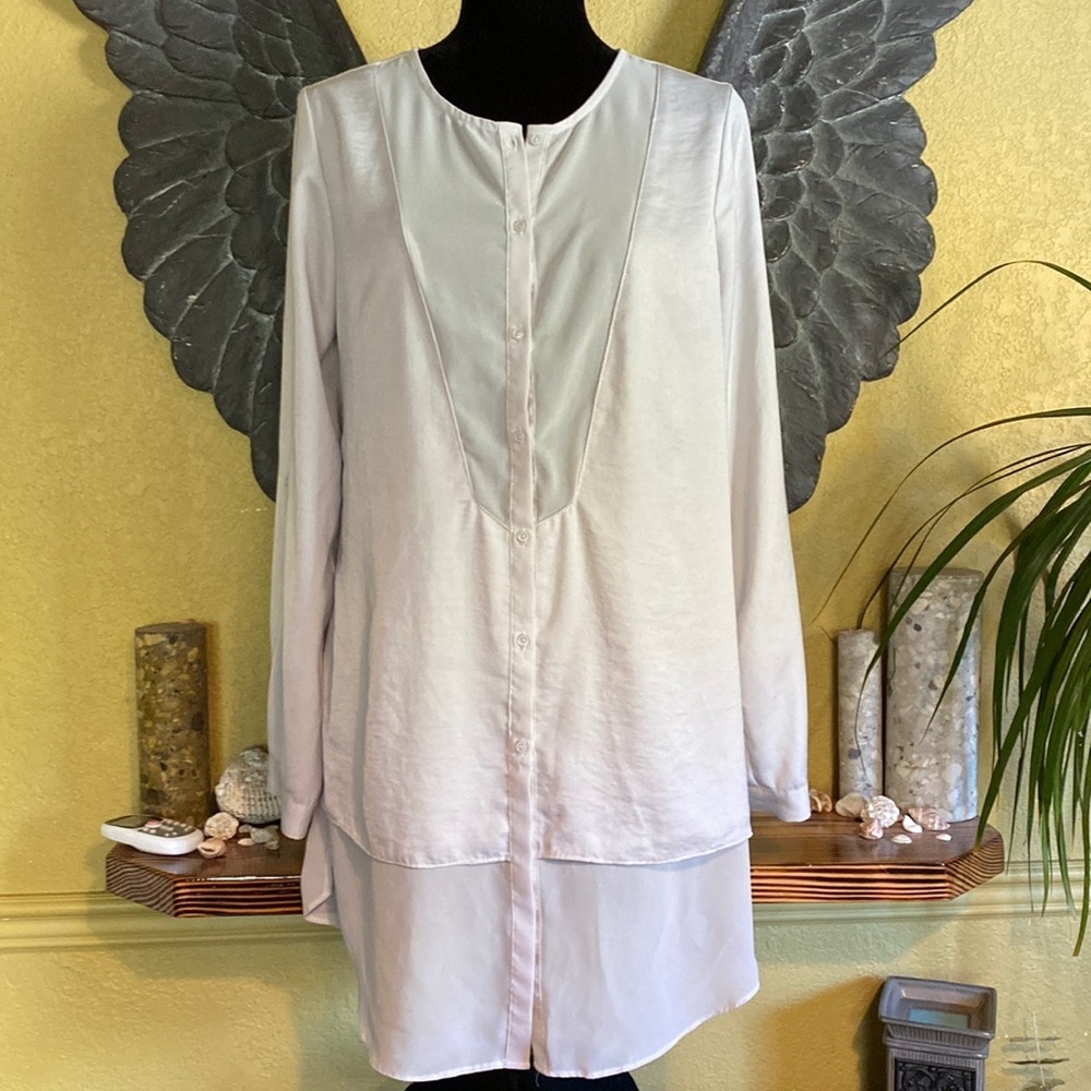 Reitmans Long Button Down Shirt